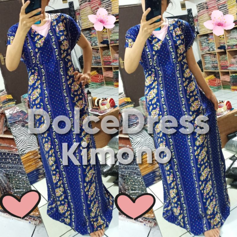 Daster arab DOLCE KIMONO Home Dress Rayon Busui Kekinian