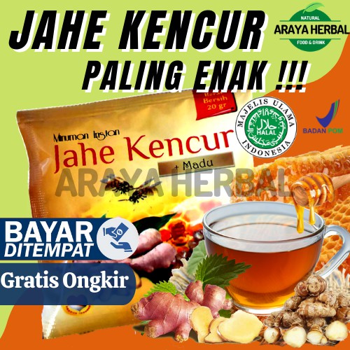 

Jahe Kencur Bubuk Minuman Herbal Jamu Madura Madu Asli Kondang Food