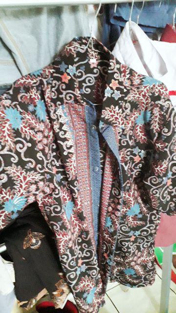 Couple Family Bima Rok Lilit Jumbo Kombi Kemeja Batik Ayah Dan Anak