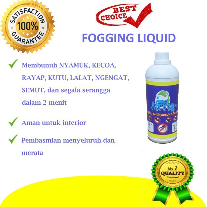 AIRFOGs OBAT FOGGING ANTI RAYAP,NYAMUK, DAN SEGALA SERANGGA 1 LITER