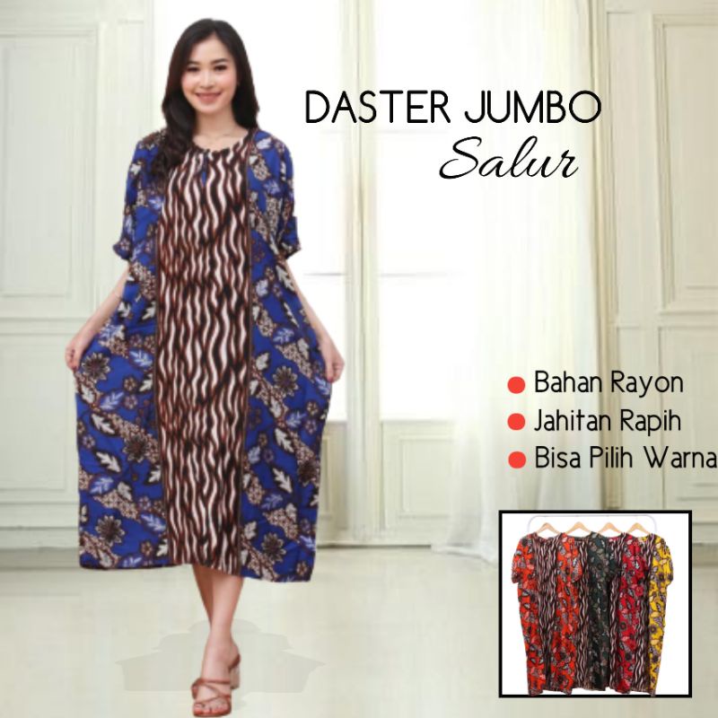 Daster Jumbo Baju Batik Busui Lengan Pendek Daster Pekalongan Modern