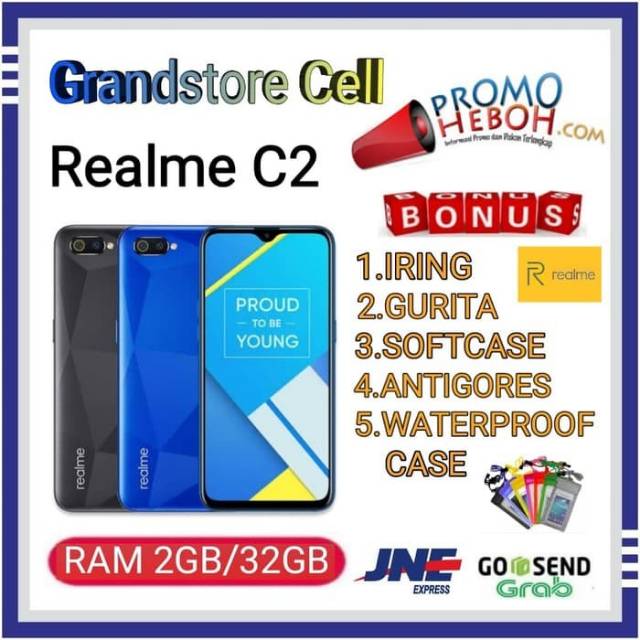 REALME C2 RAM 2/32 GB GARANSI RESMI REALME INDONESIA