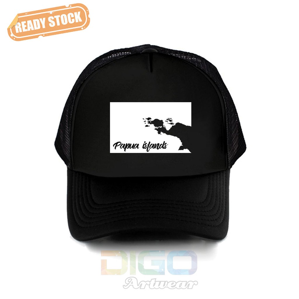 Topi Trucker Pulau Papua Shopee Indonesia