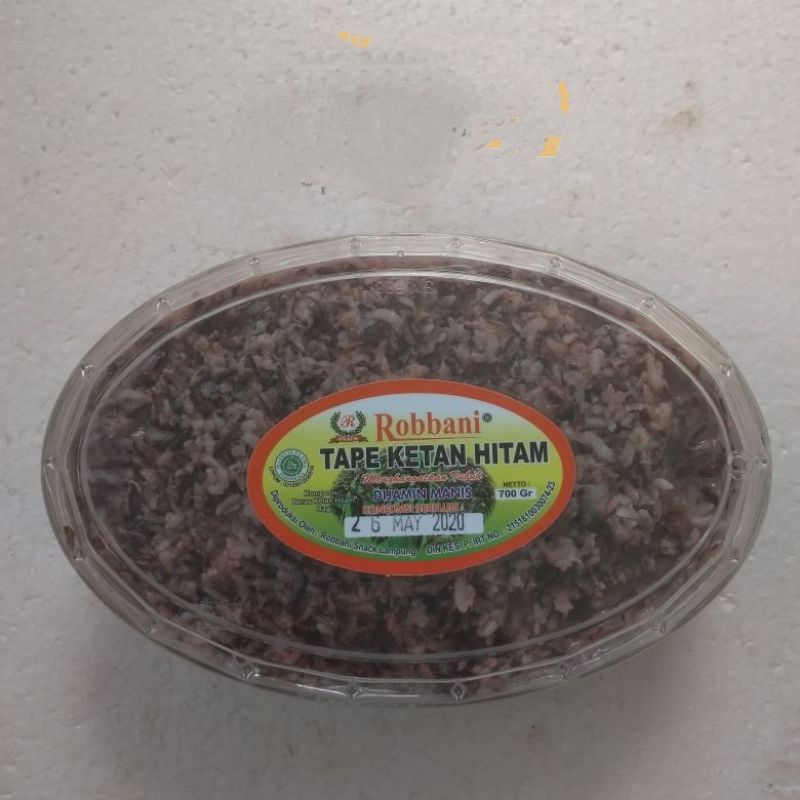 

Tapai Ketan Hitam Khas Lampung Netto. 700Gram
