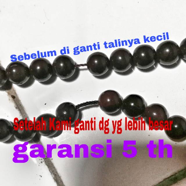 Tasbih Kokka Buntet Tasbih kaokah kokka Asli Tali Super Besar