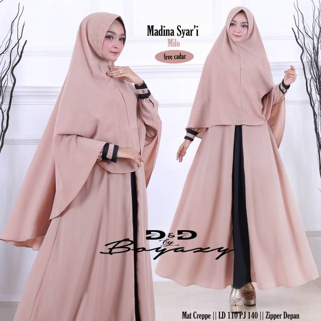MADINA Syari Ori Boyazy Matt Crepe Ld 110 pb 140