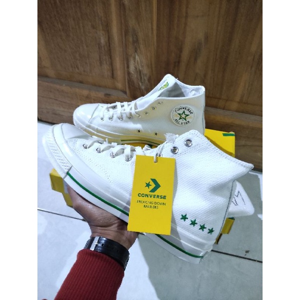 CONVERSE 70s HI NBA VINTAGE WHITE GREEN