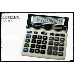 Alat Menghitung Kalkulator Citizen /KincizenSDC-868L White 12 Digit Termurah.
