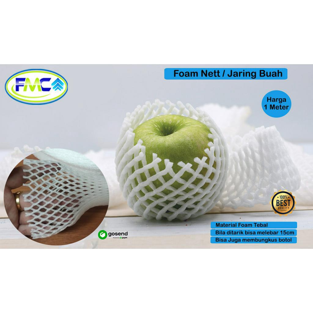 Foam Net Buah Jaring Busa Bungkus Buahan Apel Jeruk Pir Pear Mangga Polynet Jarung Foam Busa Serbaguna