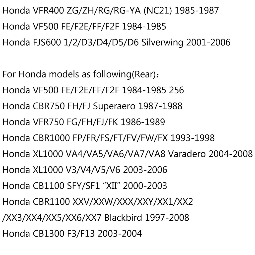 Cakram Rem Depan Belakang Untuk Honda Cbr250 Ns250 Fe Vfr400