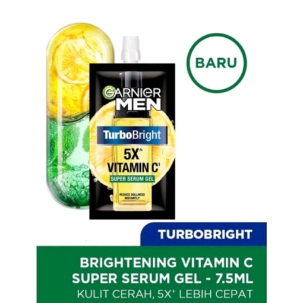 GARNIER Men Acno Fight Acne Fighting | Turbo Bright  Serum Wajah