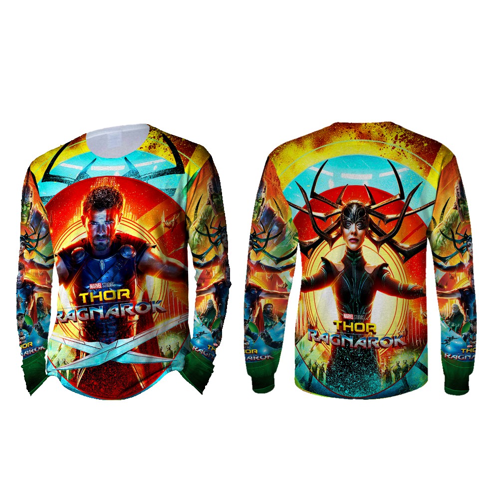 [Riashop] Long Sleeve Shirt THOR RAGNAROK | SUPERNATURAL THOR RAGNAROK | Kaos THOR RAGNAROK - 301