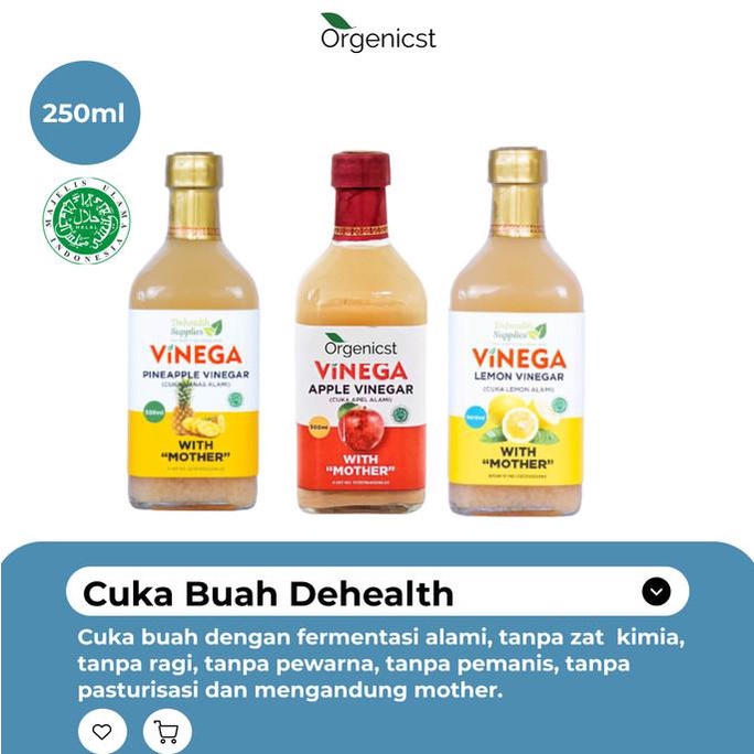

TERBARU Apple vinegar vinega cuka apel nanas organik halal non cider dehealth/MINUMAN COLLAGEN/MINUMAN YOYIC/MINUMAN DIET/MINUMAN PEMUTIH BADAN/MINUMAN KOREA/MINUMAN KEMASAN/MINUMAN KALENG/MINUMAN KOTAK/MINUMAN SEHAT HERBAL/MINUMAN SEHAT UNTUK