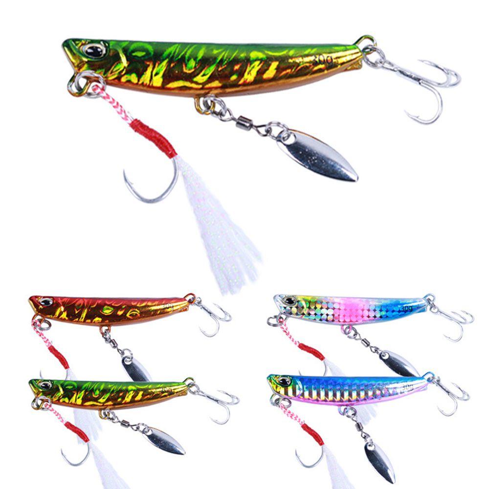 Preva Metal Fishing Lure Sequin Ikan Kecil Warna Warni 60G Lead Casting