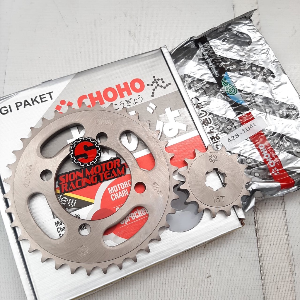Gear Set / Paket Gir / Sprocket Assy Yamaha Jupiter Z 428 - 104L 36T - 15T Choho