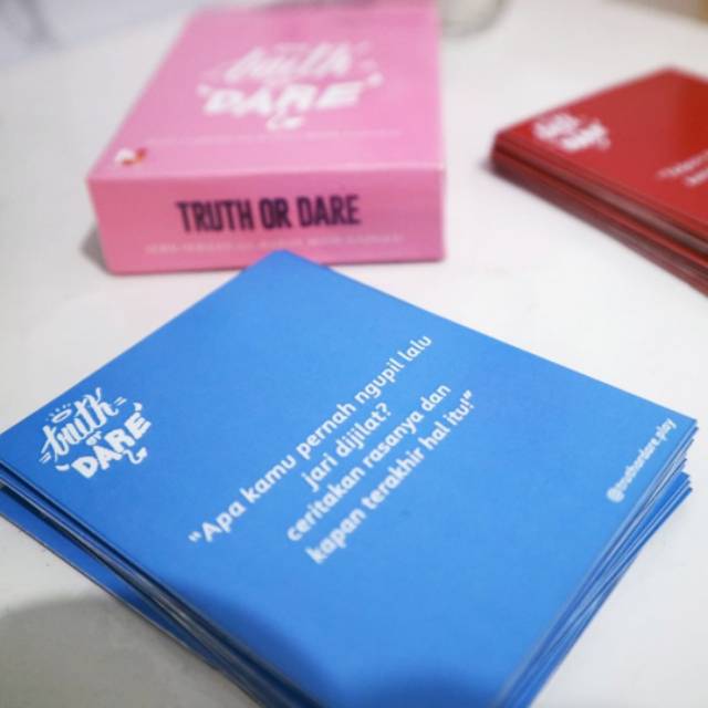 Kartu Truth Or Dare Tod Termurah Shopee Indonesia