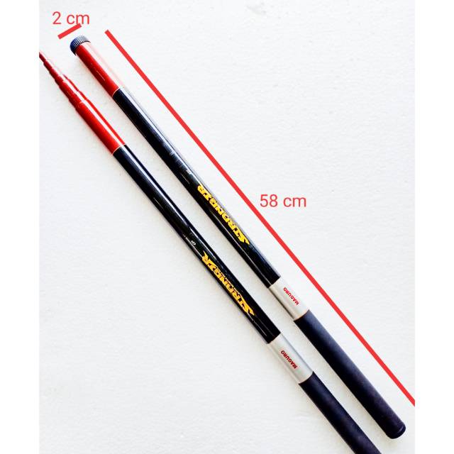 Joran Pancing Tegek Carbon Kaku MAGURO STRANGER 450 cm Rod Pole Tegeg