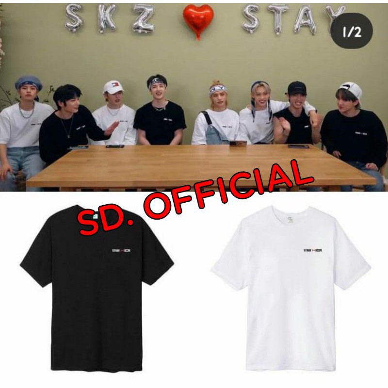 Kaos T-Shirt Stray KIDS  LOGO FREE FOTO