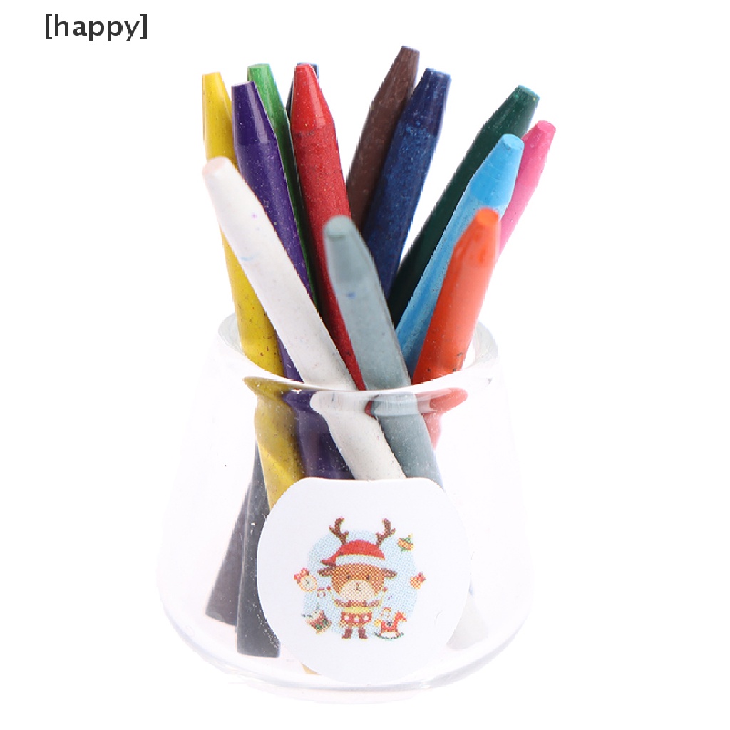 Ha 1 Set Miniatur Crayon Untuk Aksesoris Rumah Boneka