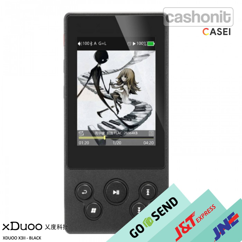 xDuoo X3 II / X3II / X3 Series 2 Rockbox HiFi Lossless Player - Black