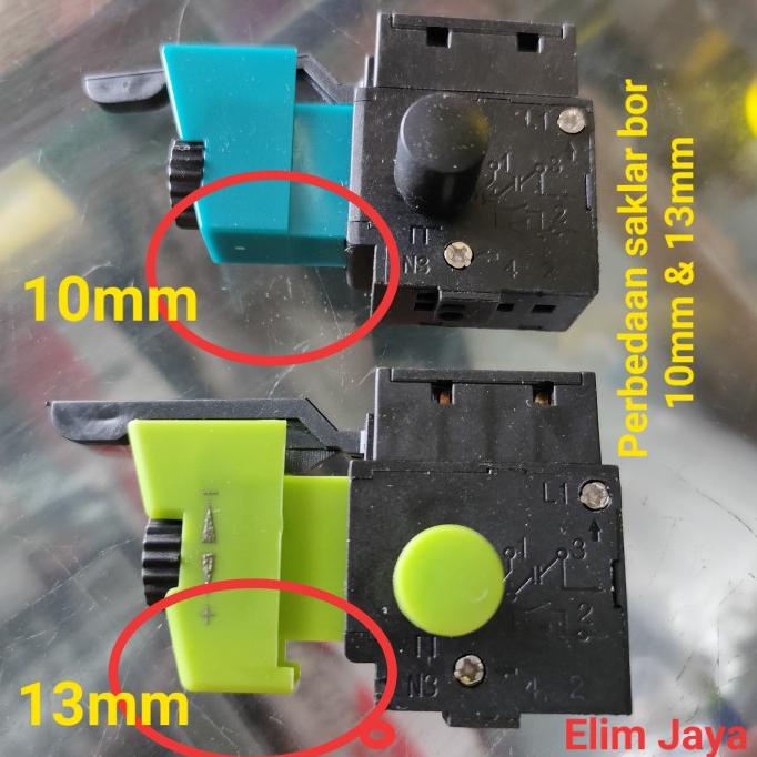 Saklar Mesin Bor 10Mm & 13Mm Modern
