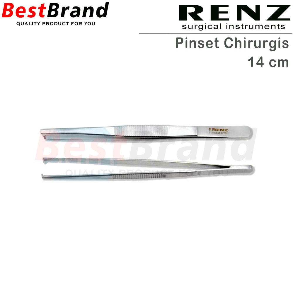 RENZ Pinset Anatomis 14cm Pincet Anatomi