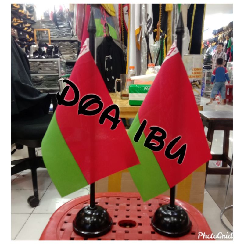 

best seller tiang kayu meja+bendera BELARUSIA ready stock
