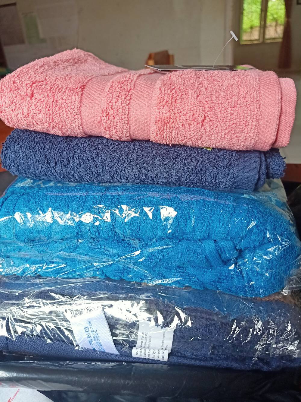 Handuk Leher Olahraga  Kecil Terry Palmer Premium 35x80cm - Biru Navy