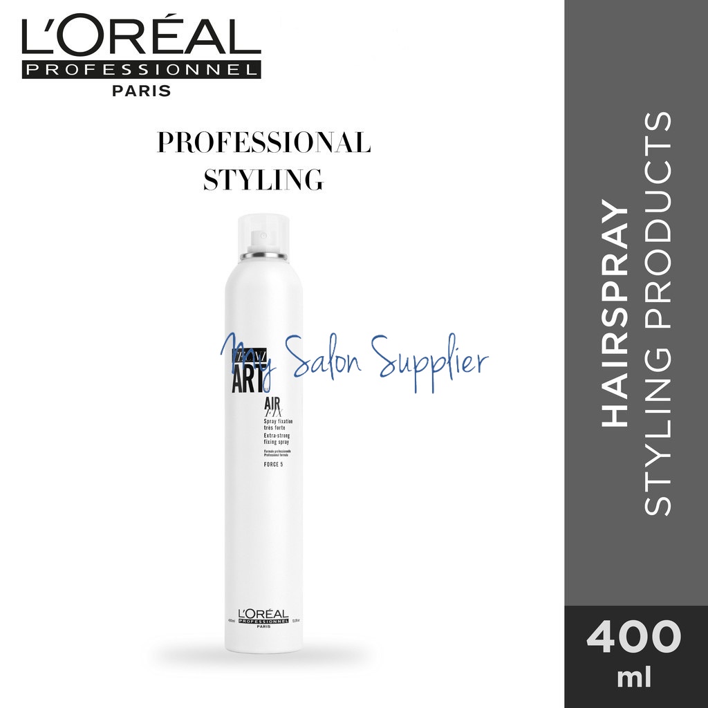 Loreal Tecni Art AIR FIX Extra Strong Fixing Hair Spray Force 5 400ml