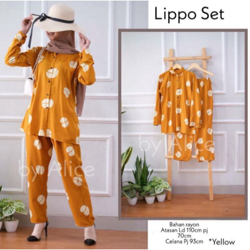 [BISA COD] Setelan Wanita Lengan Panjang One Set Bali Kopi Pecah Robusta Shibori Harga Grosir-2