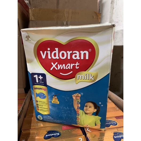 vidoran xmart 1+ rasa madu/vanilla (950g)