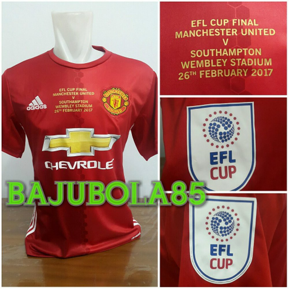 MANCHESTER UNITED HOME 2016 EFL CUP FINAL Terlaris