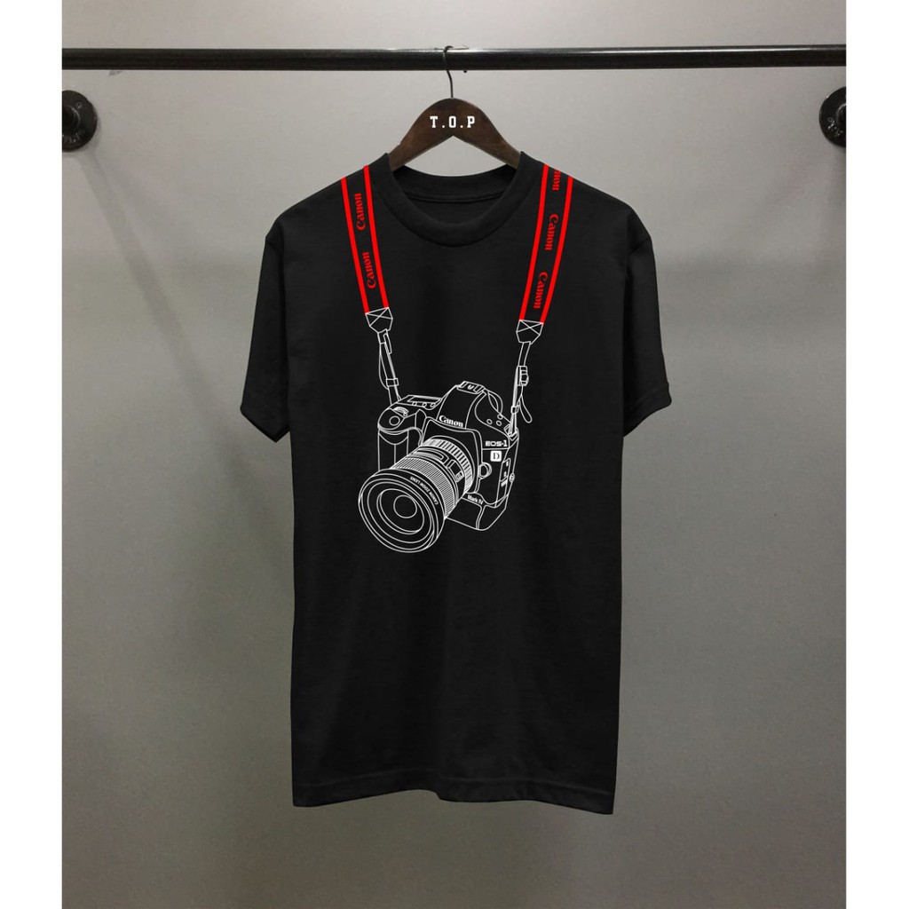 Kaos murah Kaos distro murah baju  distro pria t-shirt murah combed30s NIKON MERAH