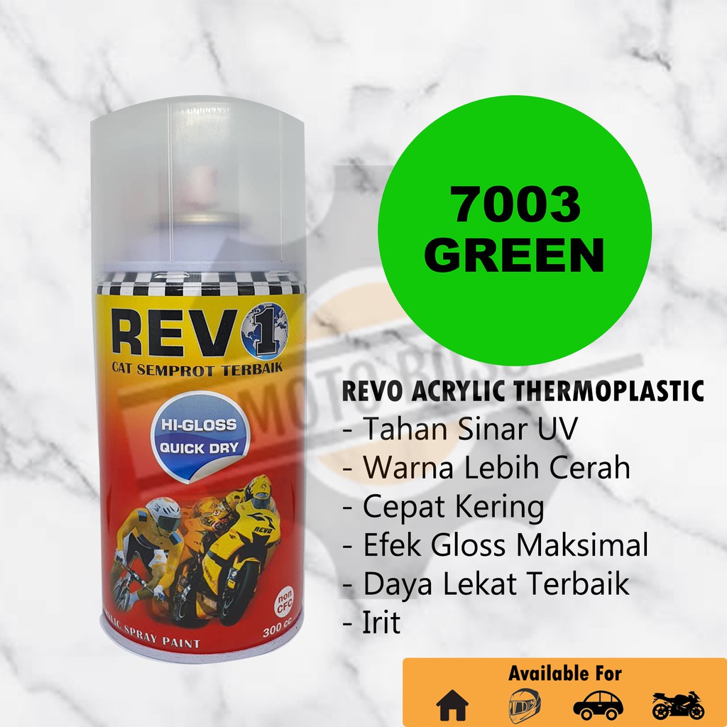 

Cat Semprot Acrylic Flourescent Revo GREEN 7003 – PILOK PILOX AKRILIK