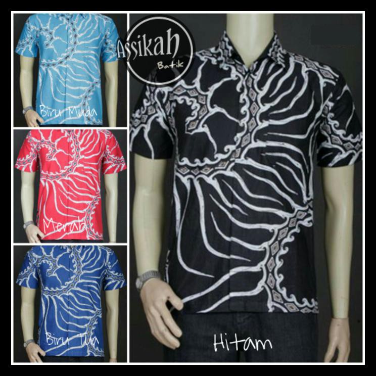 (New Arrival) Model Baju Kemeja Batik Modern Pria || Assikah Batik 01