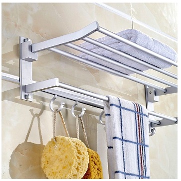 Rak Dinding Kamar Mandi Rak Dinding Aluminium Towel Hanger