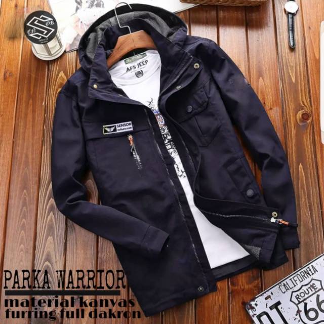 Jaket Parka Cowo / Jaket  Parka Clasix Hoodie  / Parka Clasix Premium Canvas