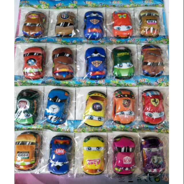 Mobil Mobilan Sport Mika Pullback dapat 5pcs Mainan Anak Lucu Murah