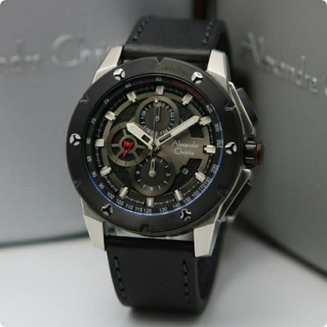 Alexandre christie 6549 Silver Black Pria Original
