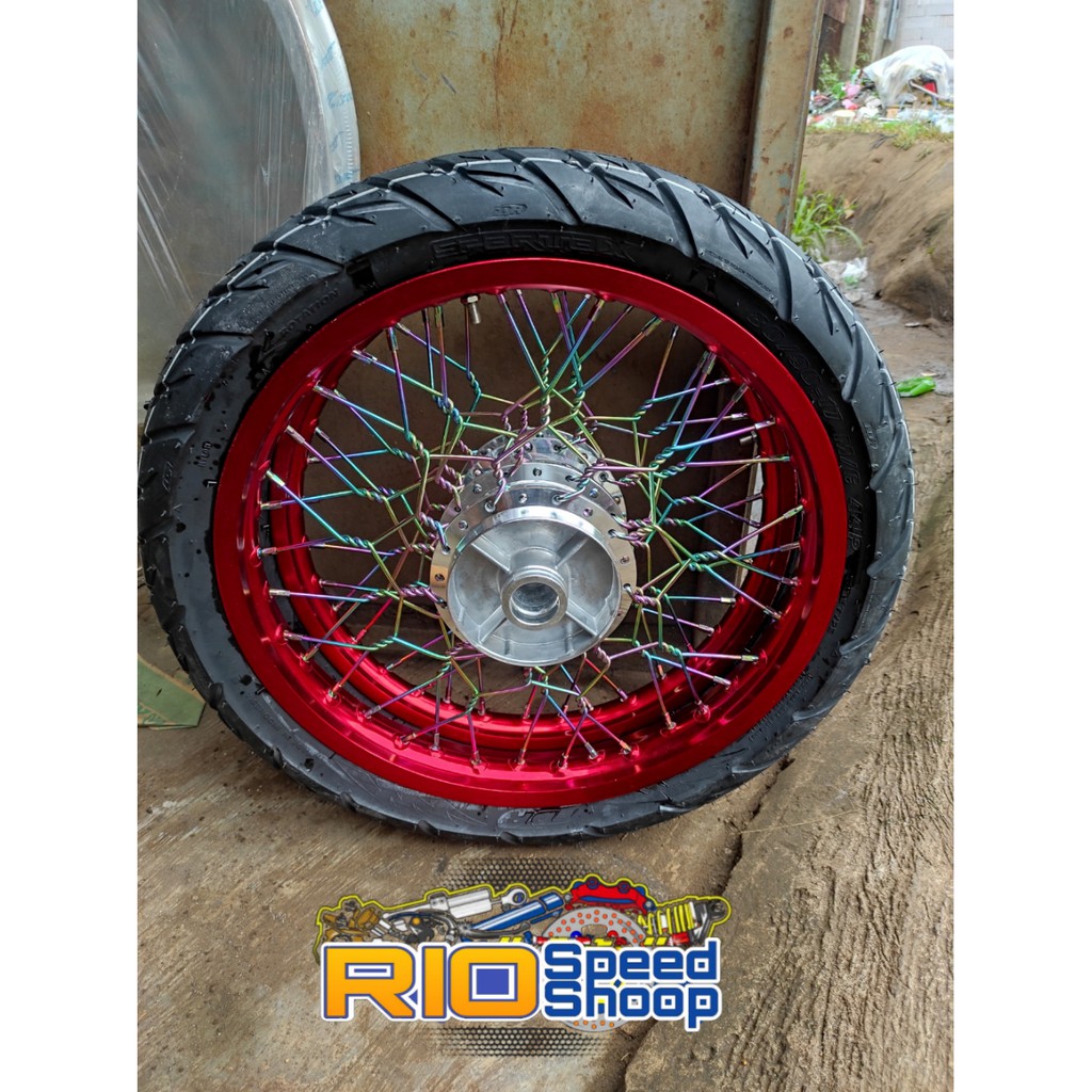 Velg jari jari ulir kepang Vixion new atau Vixion old sepaket plus ban