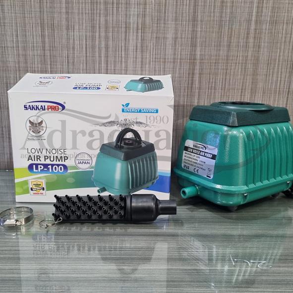 SAKKAI PRO LP100 AIR PUMP AERATOR POMPA UDARA GELEMBUNG KOLAM AQUARIUM adr4q Segera Dapatkan