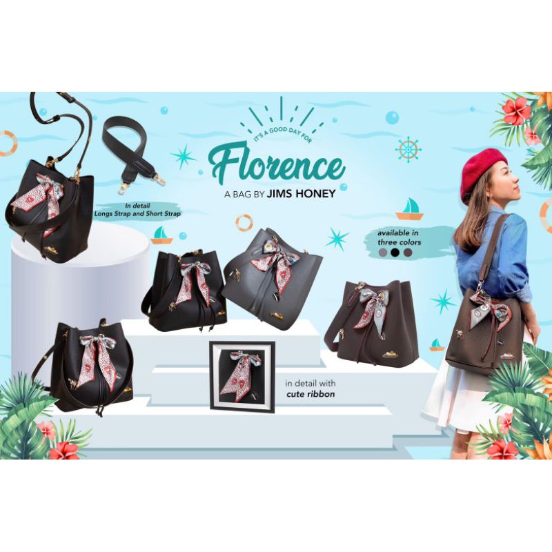 TAS SELEMPANG WANITA JIMS HONEY | FLORENCE BAG BY JIMSHONEY ORIGINAL