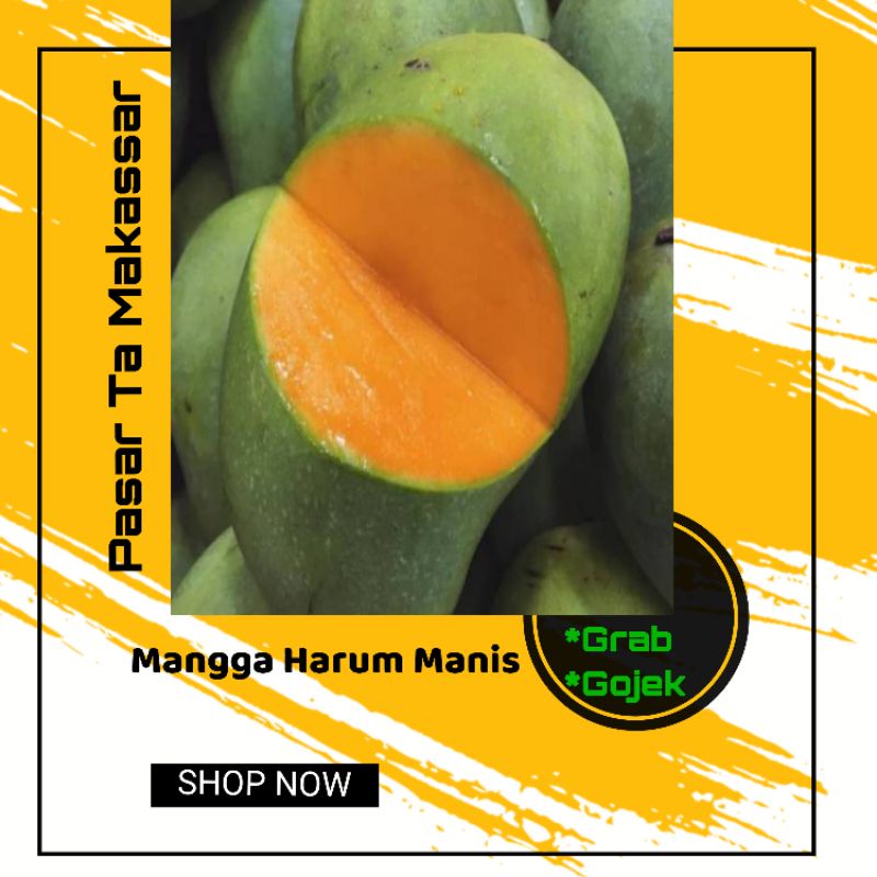 

Mangga Harum Manis per 1 Kg isi 2-4 biji tergantung ukuran mangga yg ready/ pasar buah online makassar / pasar ta makassar / Buah Segar / Fruit Market Makassar
