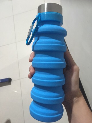 550 Ml Botol Minum / Botol Minum Lipat / Folding Cup / Foldable Cup / Silicone Tumbler