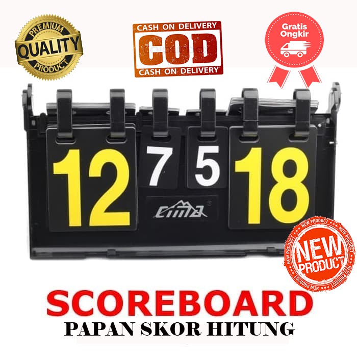 Jual PAPAN SKOR HITUNG MANUAL PAPAN SKOR LIPAT - SCORE BOARD CIMA ...