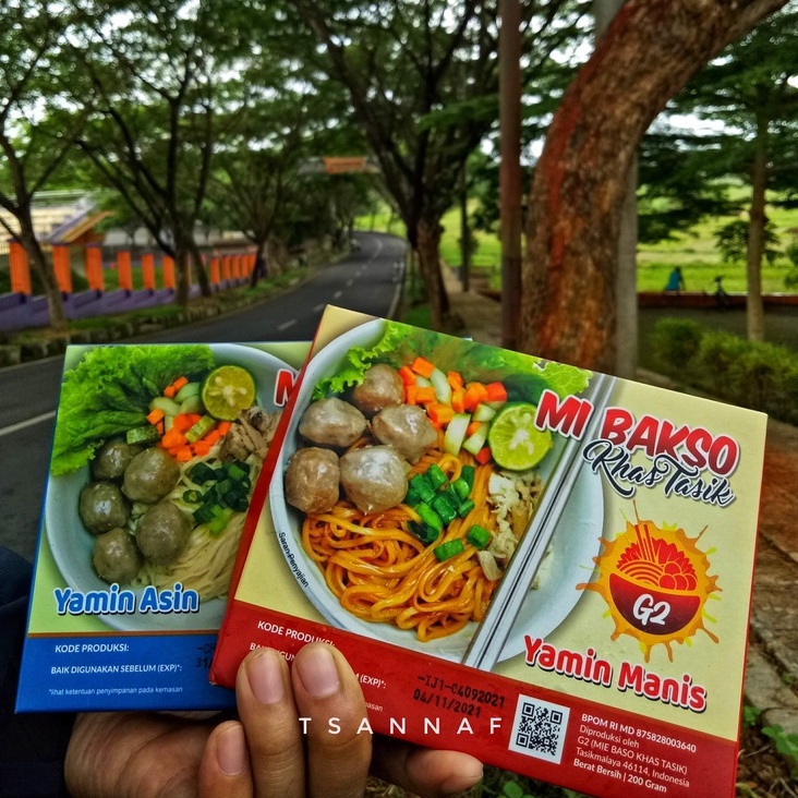 

READY" Mie Bakso G2 Khas Tasik /MiBaksoG2 Kemasan Baru BPOM dan HALAL tanpa pengawet