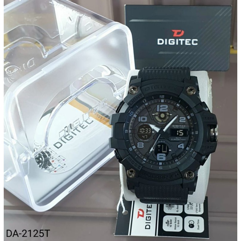 JAM TANGAN PRIA DIGITEC DG 2125 ORIGINAL DOUBLE TIME TAHAN AIR JAM PRIA OUTDOR