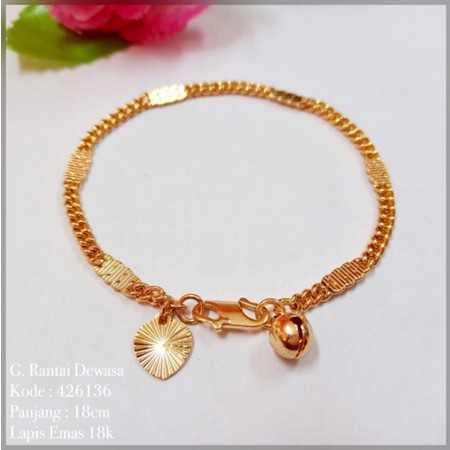 Gelang Tangan Wanita Rantai M42294