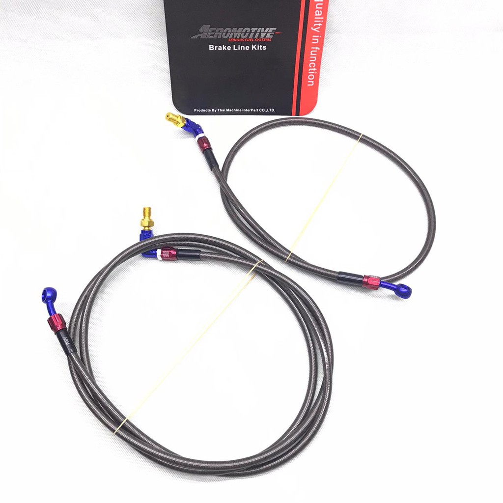 Selang Rem SET KTC Racing Moto 1 Aeromotive Hell NMax 155 Non Abs PCX 150 Nmax 155 Non Abs KTC Racing Brake Hose Set  FOURSIX_46