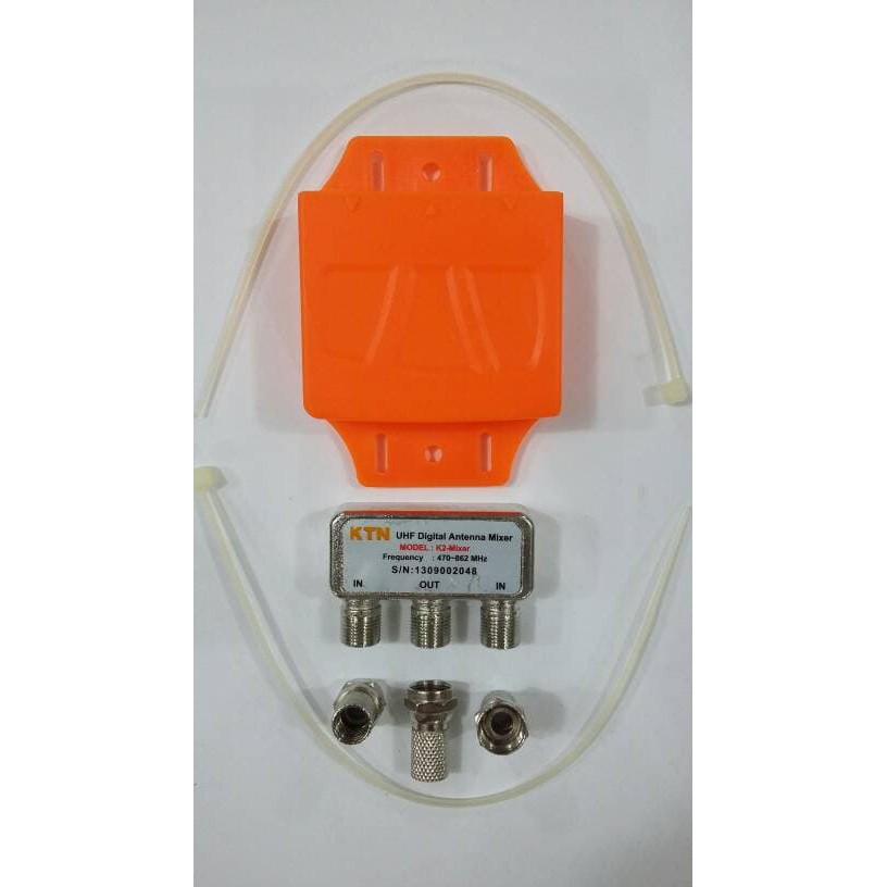 Promo KTN K2-Mixer UHF Digital Antenna Mixer - Alat Penggabung 2 Antena TV Murah Banget